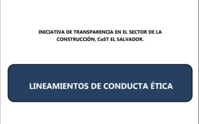 Lineamiento de conducta ética – CoST El Salvador